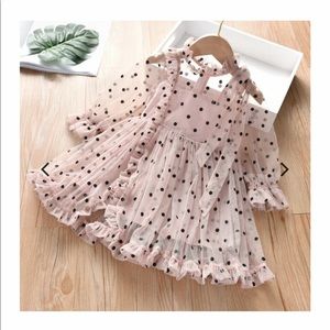 Polka dot tulle dress size 12-18 months